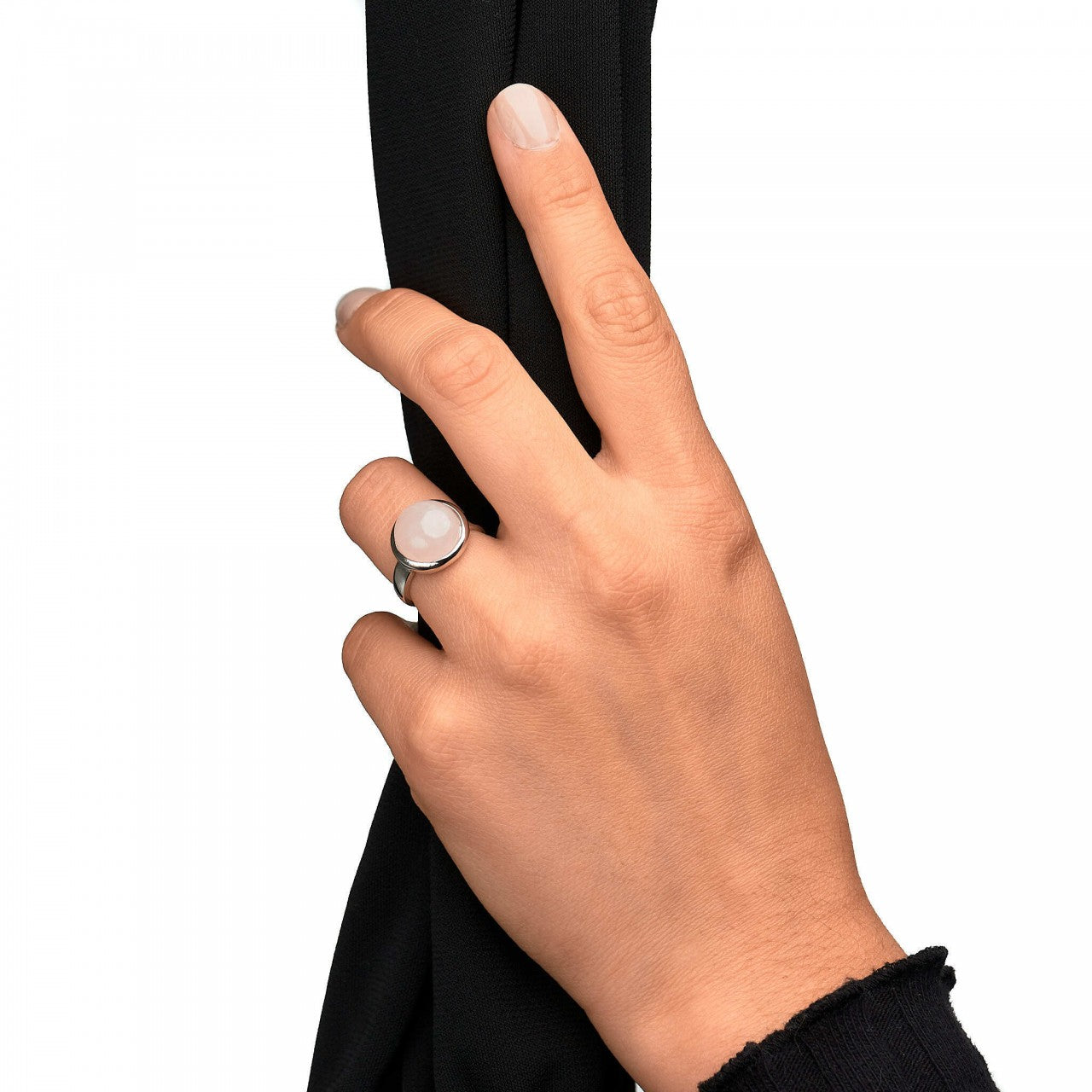 Schmuck Ring Damen 925 Silber Rosenquarz günstig kaufen