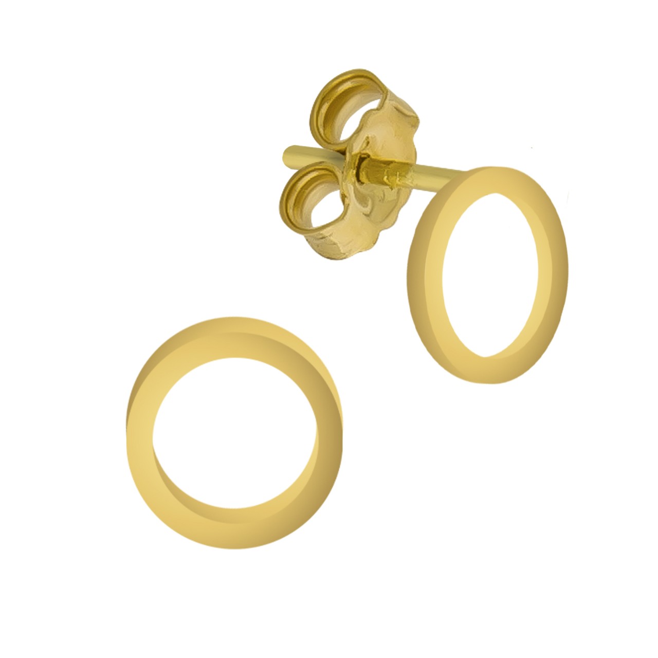Schmuck Ohrstecker Damen 333 Gelbgold glanz 0,7cm, 1 Paar günstig kaufen