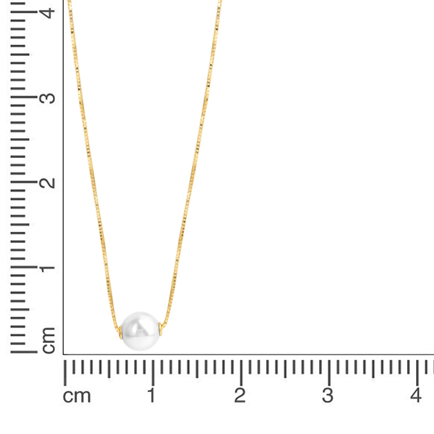 Collier 375/- Gold 42cm Süßwasserzuchtperle