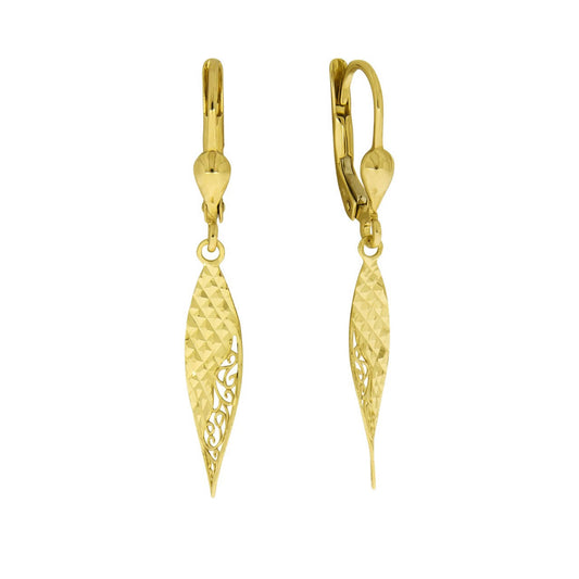 Schmuck Ohrhänger Ohrringe 375 Gelbgold 3,7cm, 1 Paar günstig kaufen