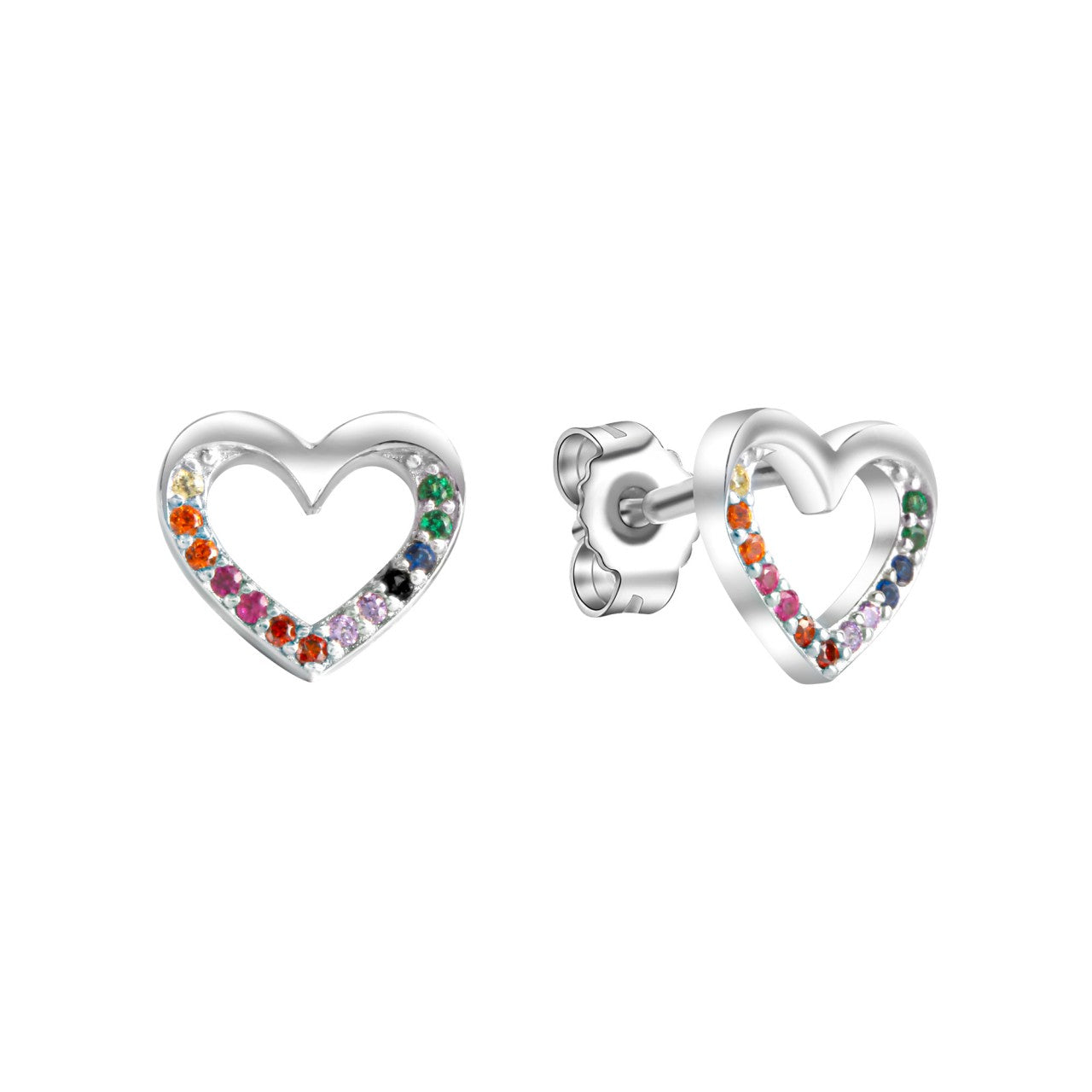 Schmuck Ohrstecker Damen 925-Sterling Silber rhodiniert Kristalle 0,8cm, 1 Paar günstig kaufen