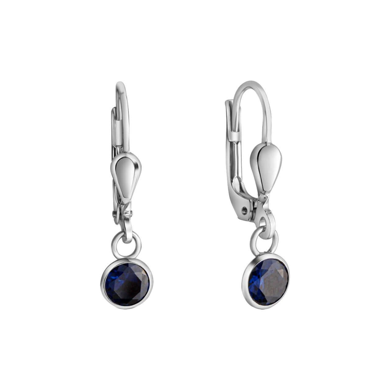 Schmuck Ohrhänger Ohrringe 925-Sterling Silber rhodiniert Zirkonia 2,2cm, 1 Paar günstig kaufen