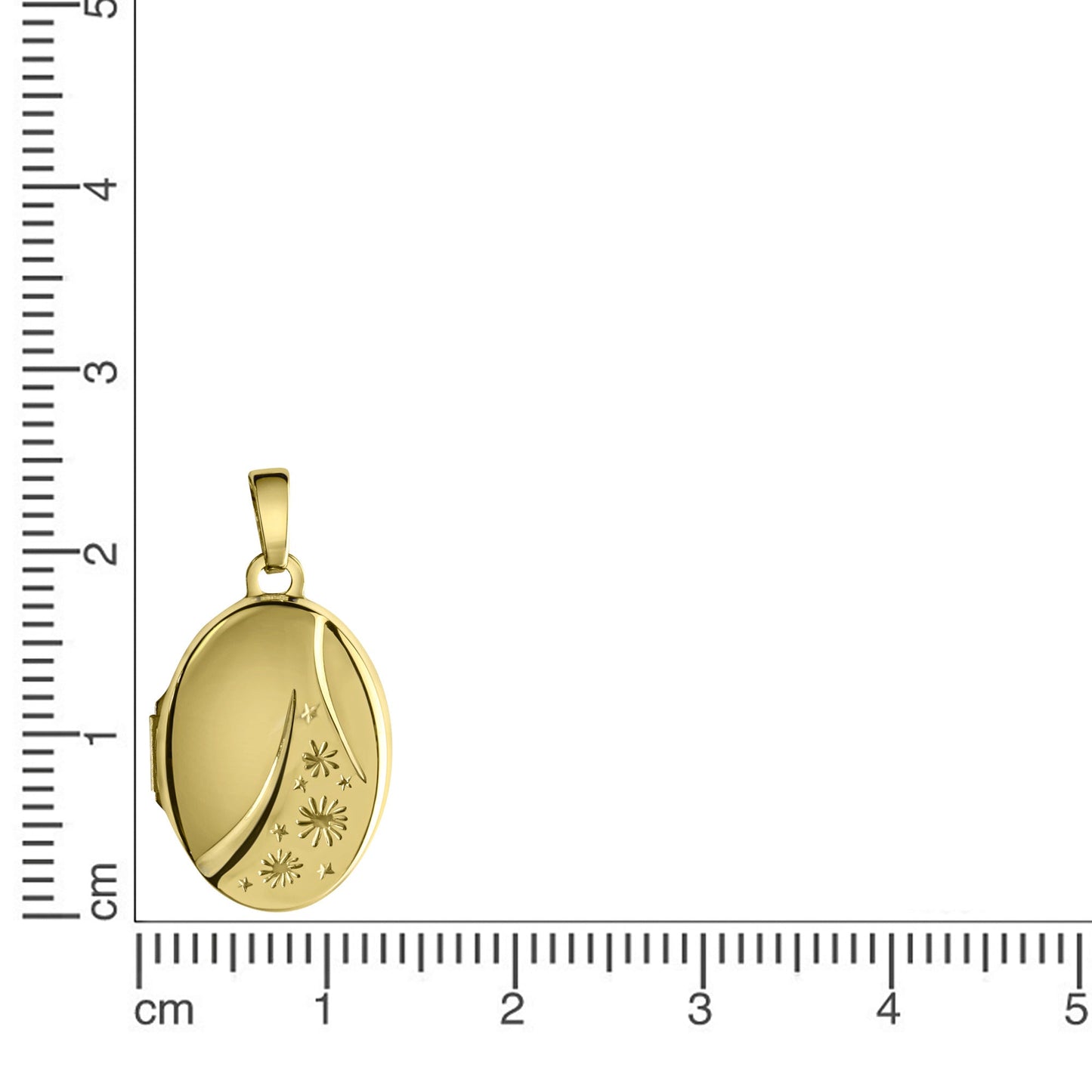 Anhänger 375/- Gold Gelbgold 2,5cm