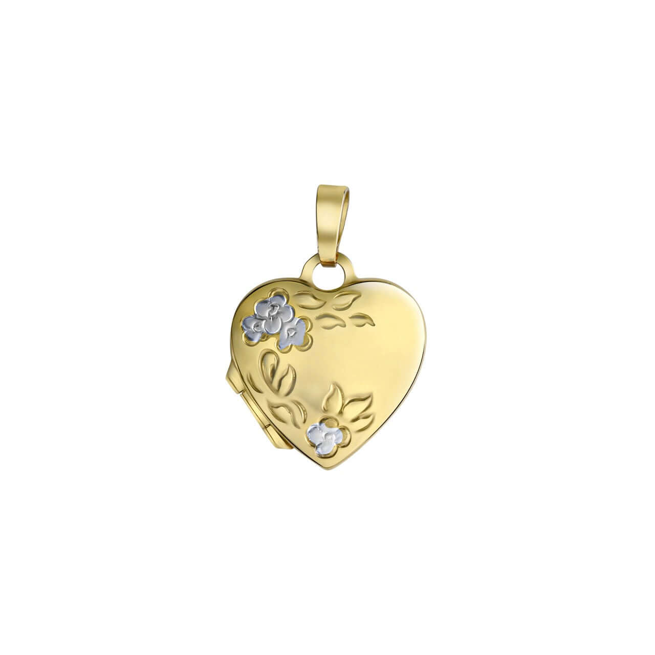 Schmuck Halsketten-Anhänger Damen 375er Gelbgold zweifarbig 2,0cm günstig kaufen