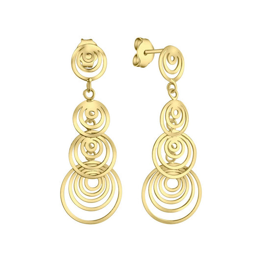 Schmuck Ohrhänger Ohrringe 925-Sterling Silber vergoldet 3,6cm, 1 Paar günstig kaufen