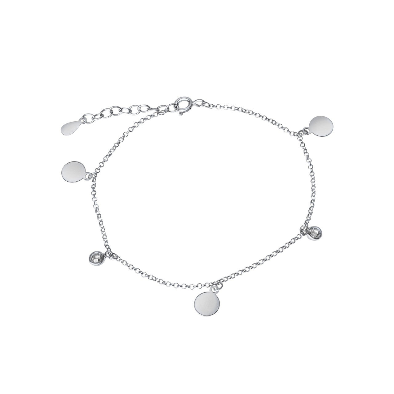 Schmuck Armband Damen 925-Sterling Silber rhodiniert 17+2cm günstig kaufen