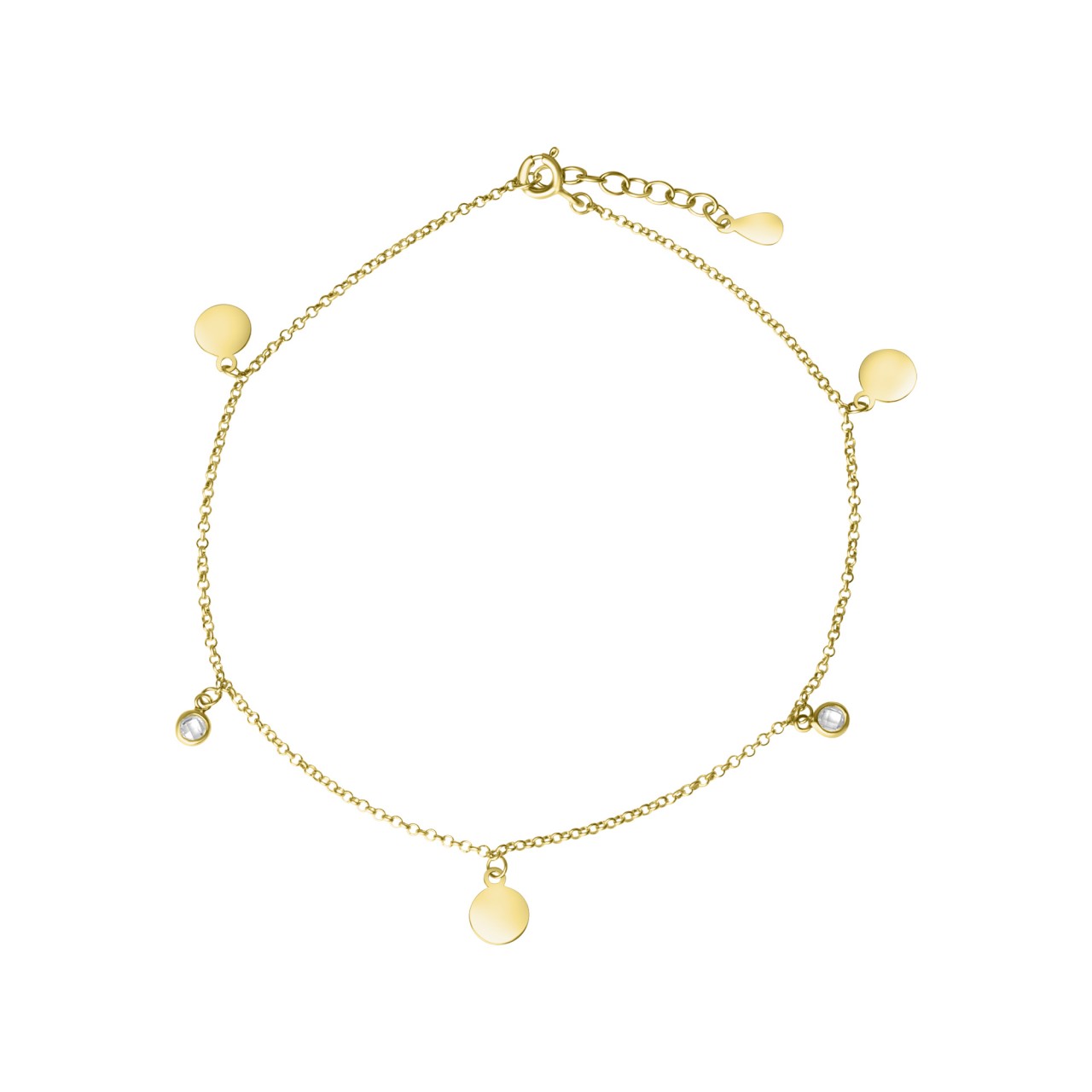 Schmuck Armband Damen 925-Sterling Silber vergoldet 17+2cm günstig kaufen