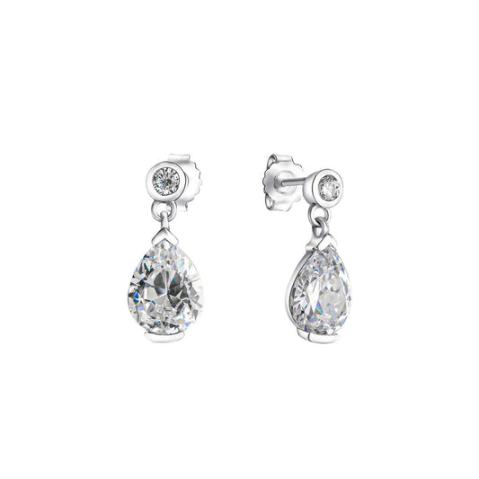 Schmuck Ohrhänger Ohrringe 925-Sterling Silber rhodiniert Zirkonia 1,8cm, 1 Paar günstig kaufen
