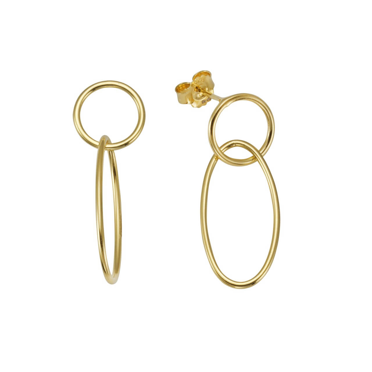 Schmuck Ohrhänger Ohrringe 925-Sterling Silber vergoldet 3,2cm, 1 Paar günstig kaufen