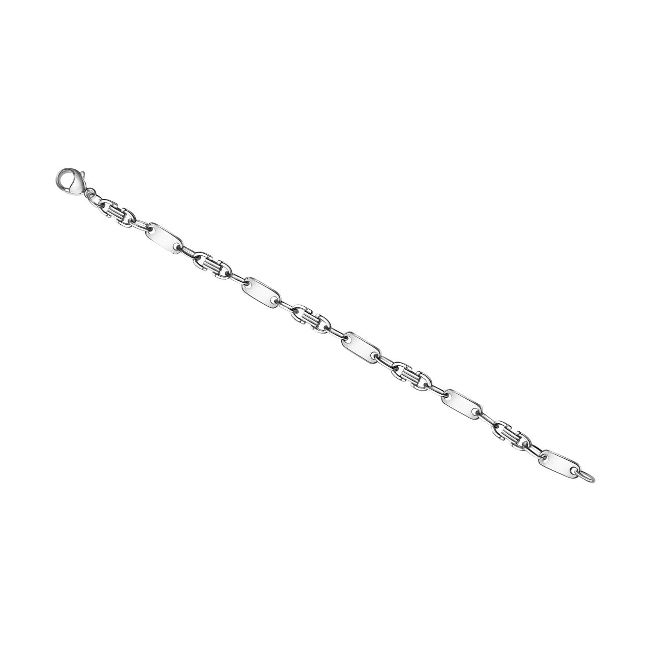 Schmuck Armband Damen 925er Sterling Silber weiß Fantasiearmband 21cm günstig kaufen