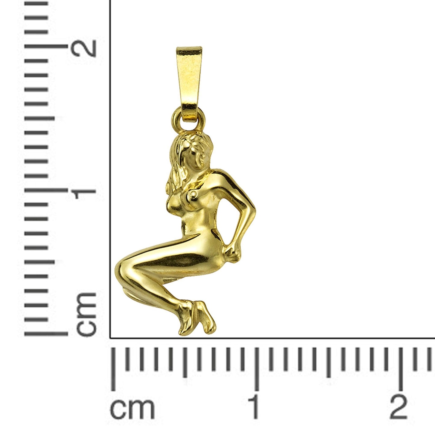 Schmuck Halsketten-Anhänger Sternzeichen Jungfrau Damen 585er Gelbgold glanz 1,8cm günstig kaufen
