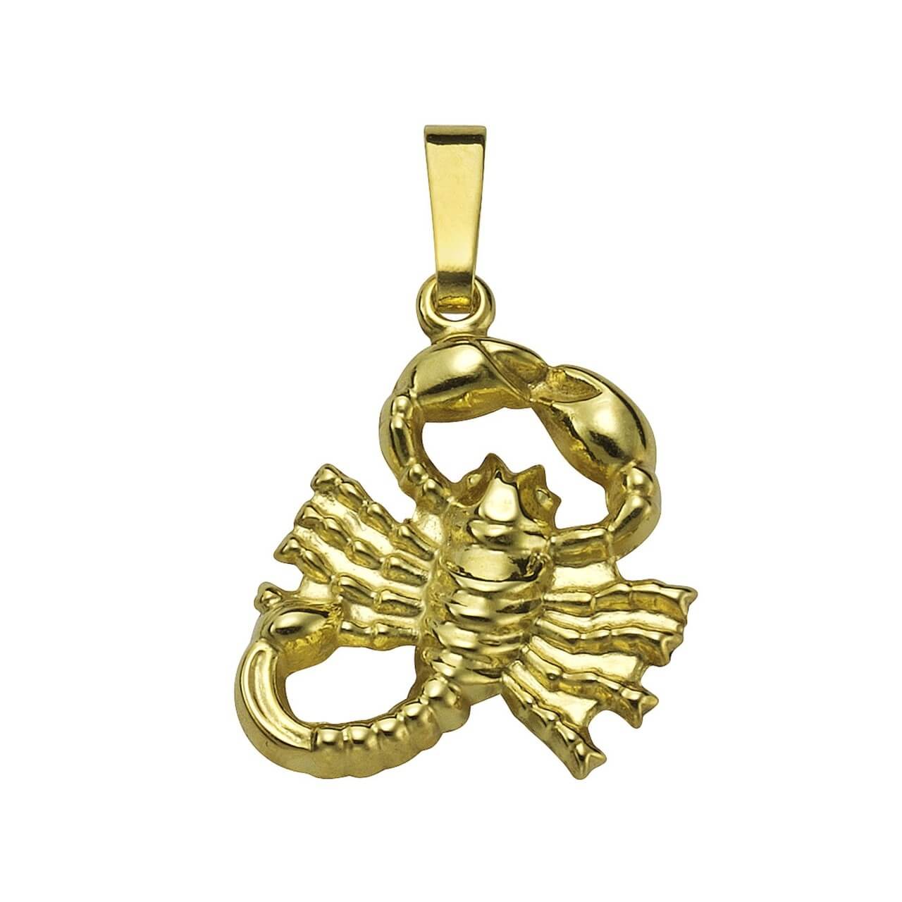 Schmuck Halsketten-Anhänger Sternzeichen Skorpion Damen 585er Gelbgold glanz 1,8cm günstig kaufen