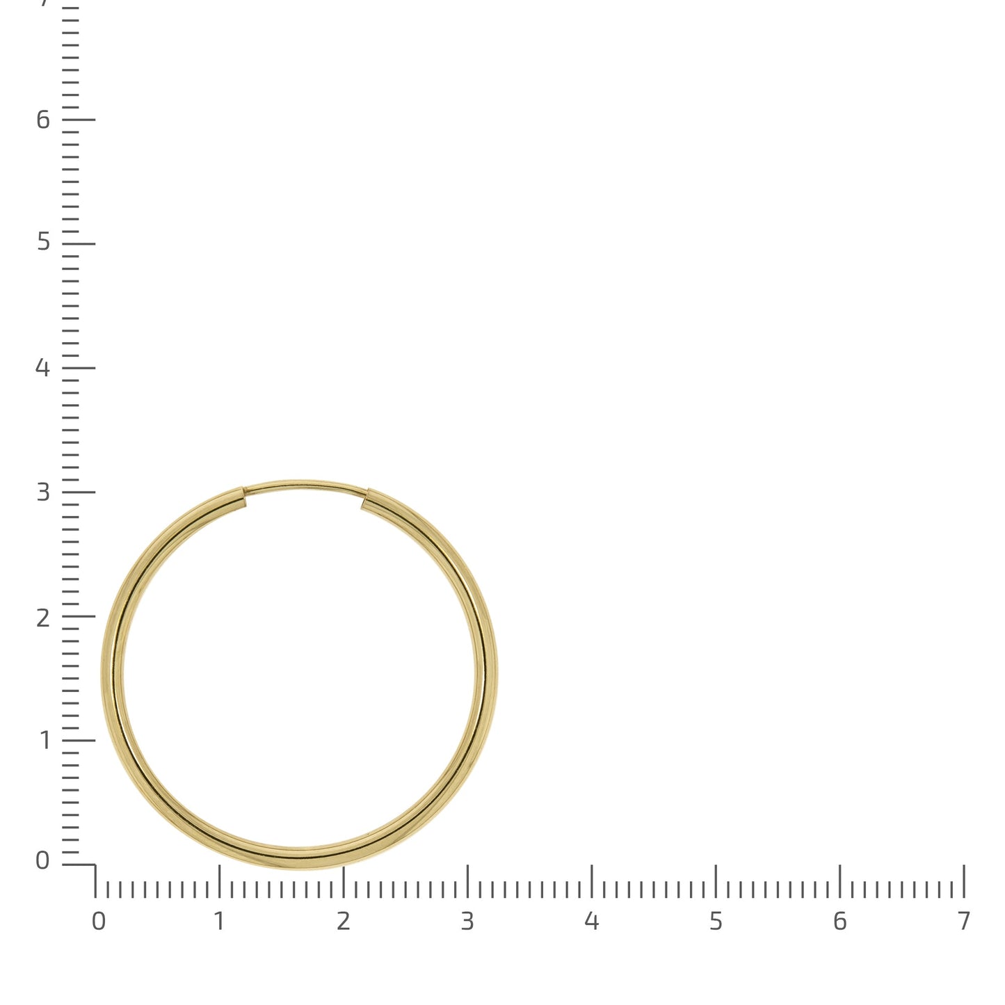 Creolen 585/- Gold 3,0cm