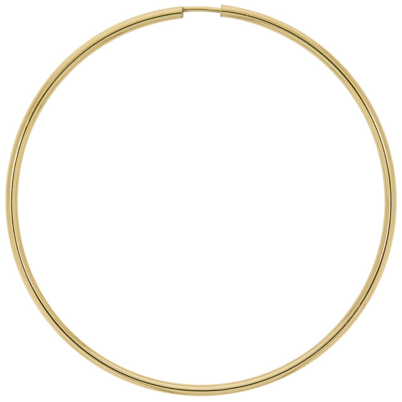 Schmuck Creolen Ohrringe Damen 585er Gelbgold glanz 60 mm, 1 Paar günstig kaufen
