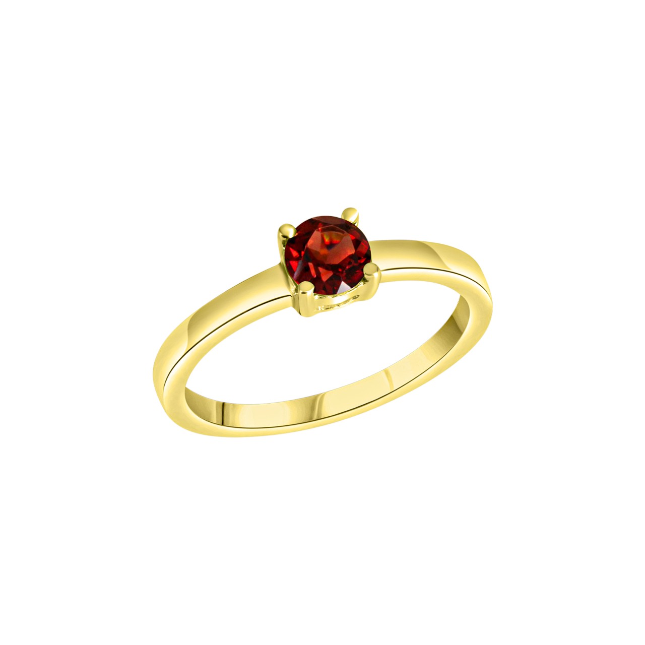 Schmuck Ring Damen 925-Sterling Silber vergoldet Granat günstig kaufen