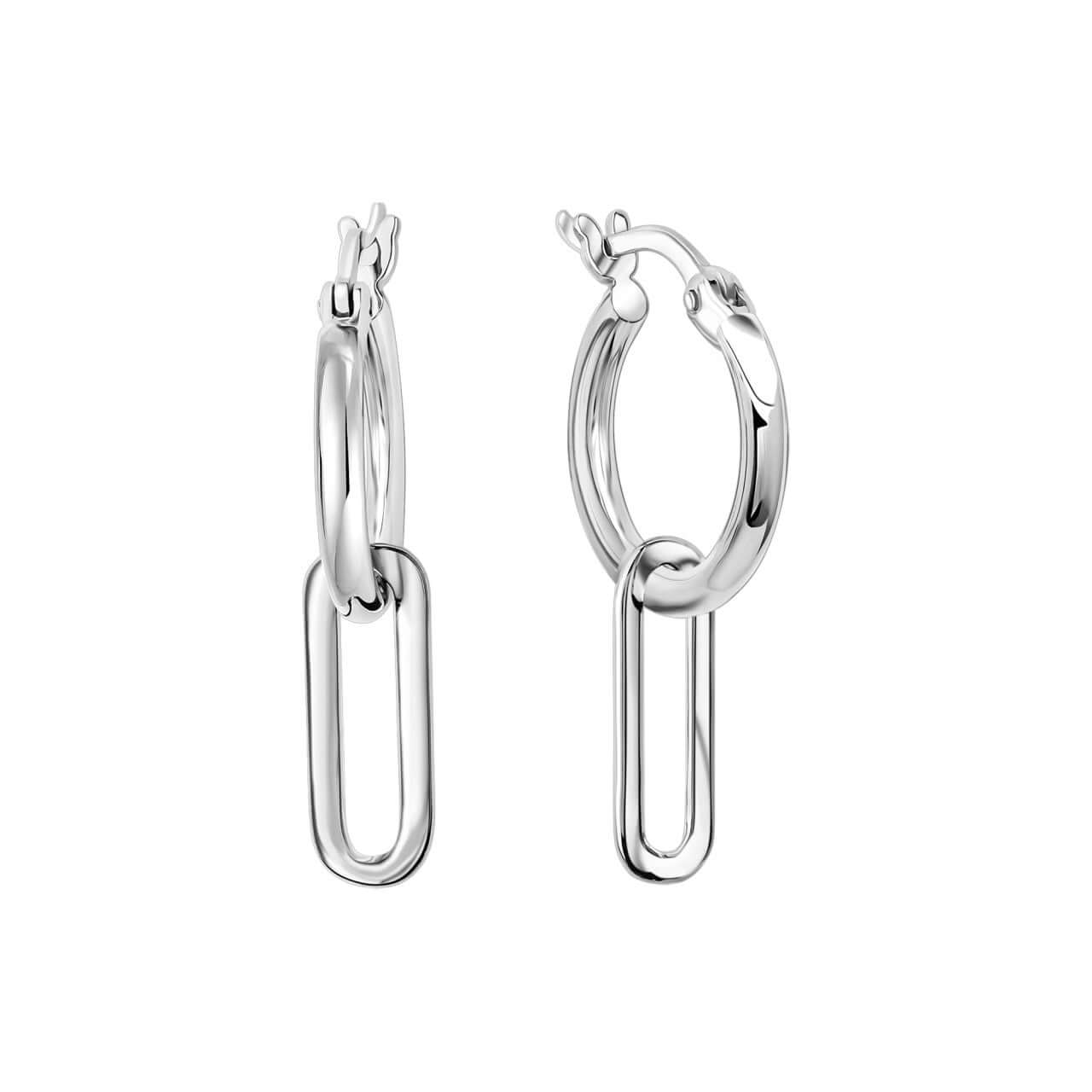 Schmuck Creolen Ohrringe Damen 925-Sterling Silber rhodiniert 2,4cm, 1 Paar günstig kaufen