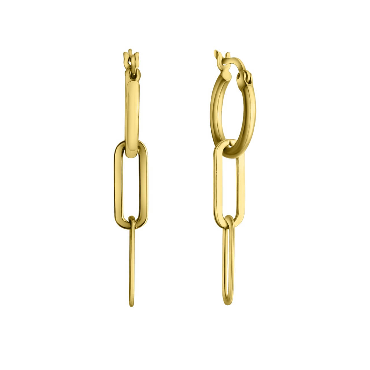 Schmuck-Creolen Ohrringe Damen 925er Sterling Silber vergoldet