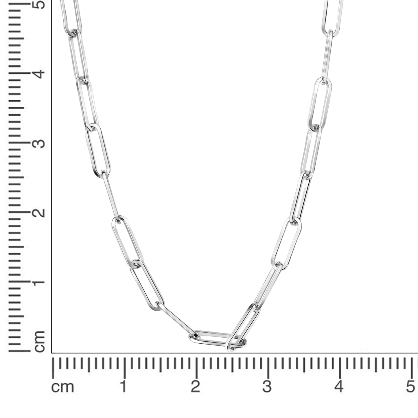 Collier Gliederkette 925/- Sterling Silber rhodiniert 55cm