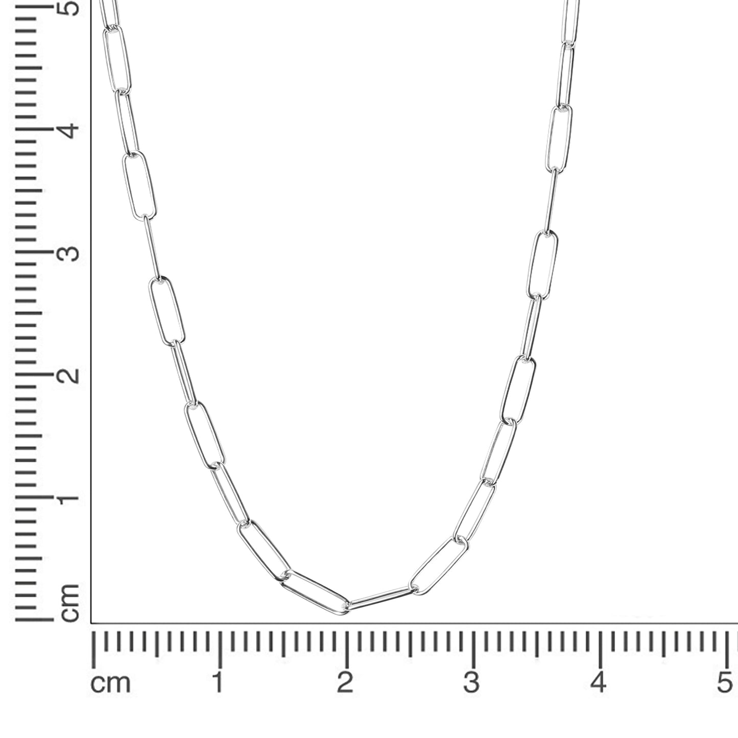 Collier Gliederkette 925/- Sterling Silber versilbert 45cm