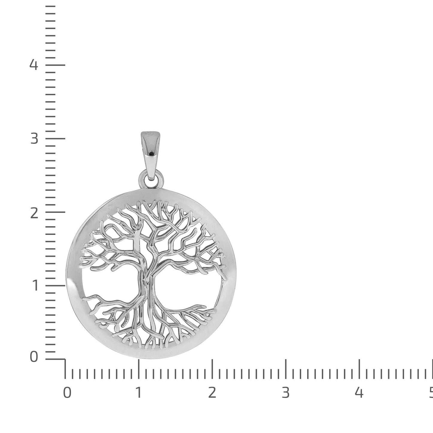 Anhänger 925/- Sterling Silber rhodiniert 3,0cm