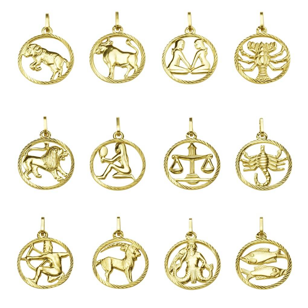 Schmuck Halsketten-Anhänger Damen 333er Gelbgold Sternzeichen Löwe 2,1cm günstig kaufen