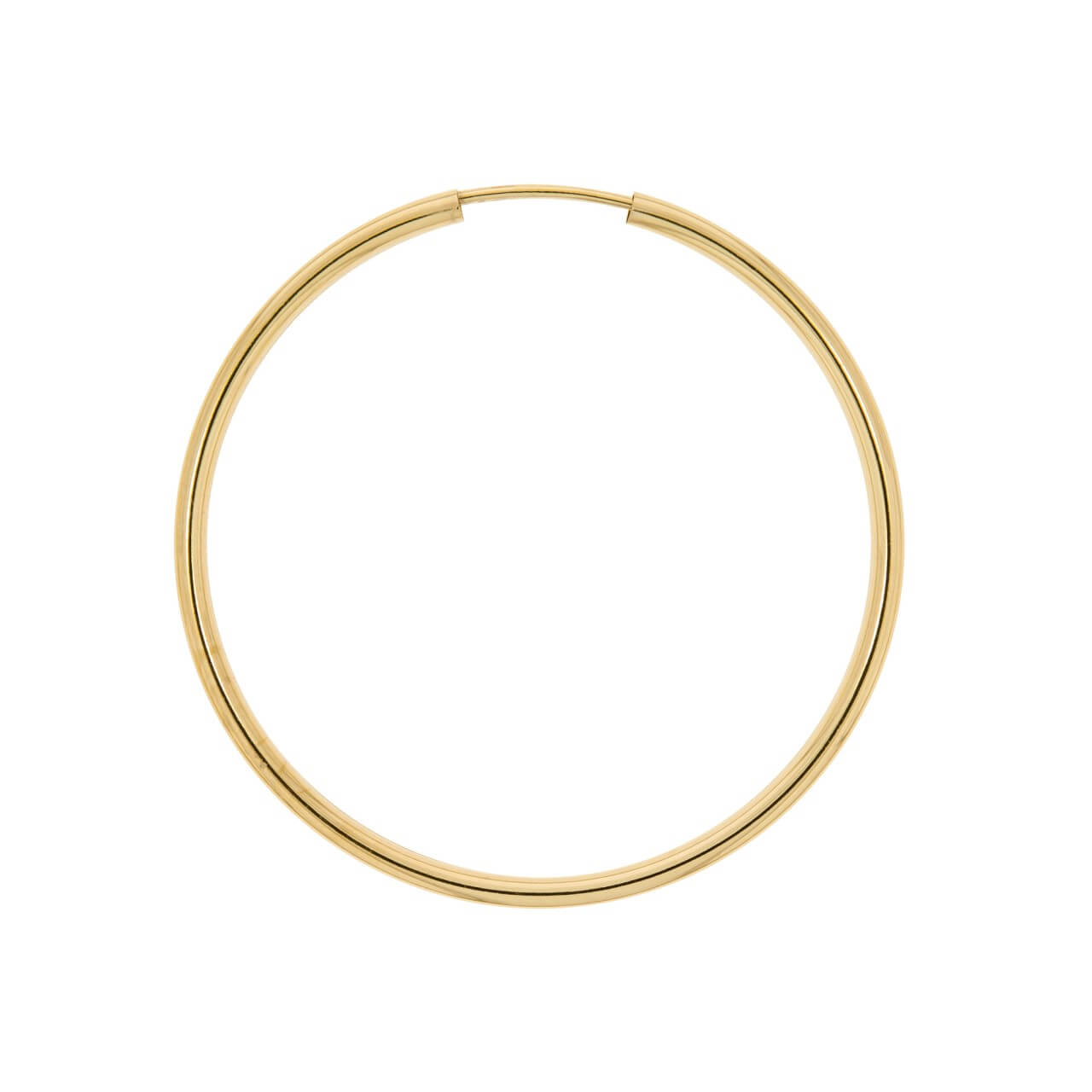 Schmuck Creolen Ohrringe Damen 333er Gelbgold glanz 40 mm, 1 Paar günstig kaufen