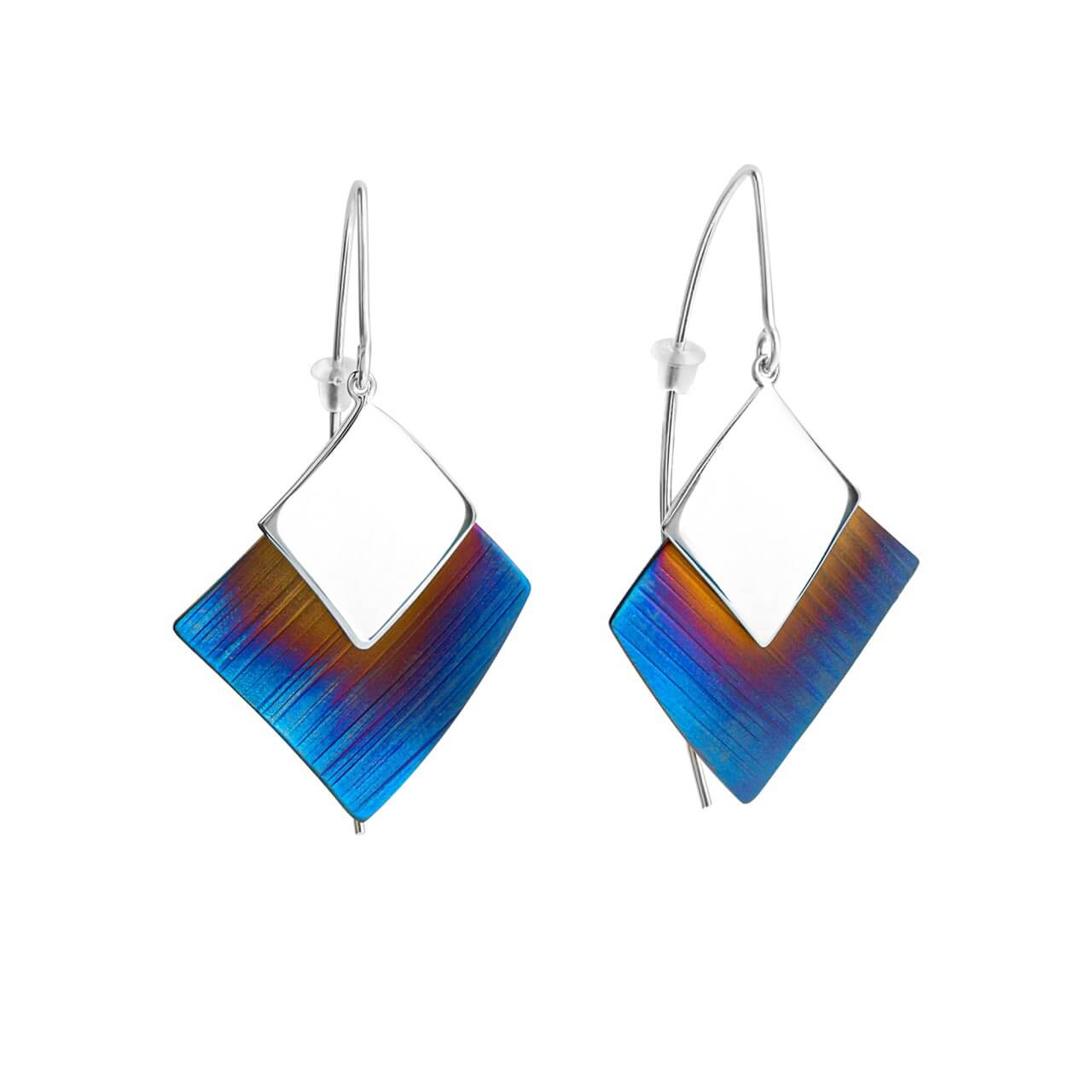 Schmuck Ohrhänger Ohrringe 925er Sterling Silber mit Titan 6,0cm, 1 Paar günstig kaufen