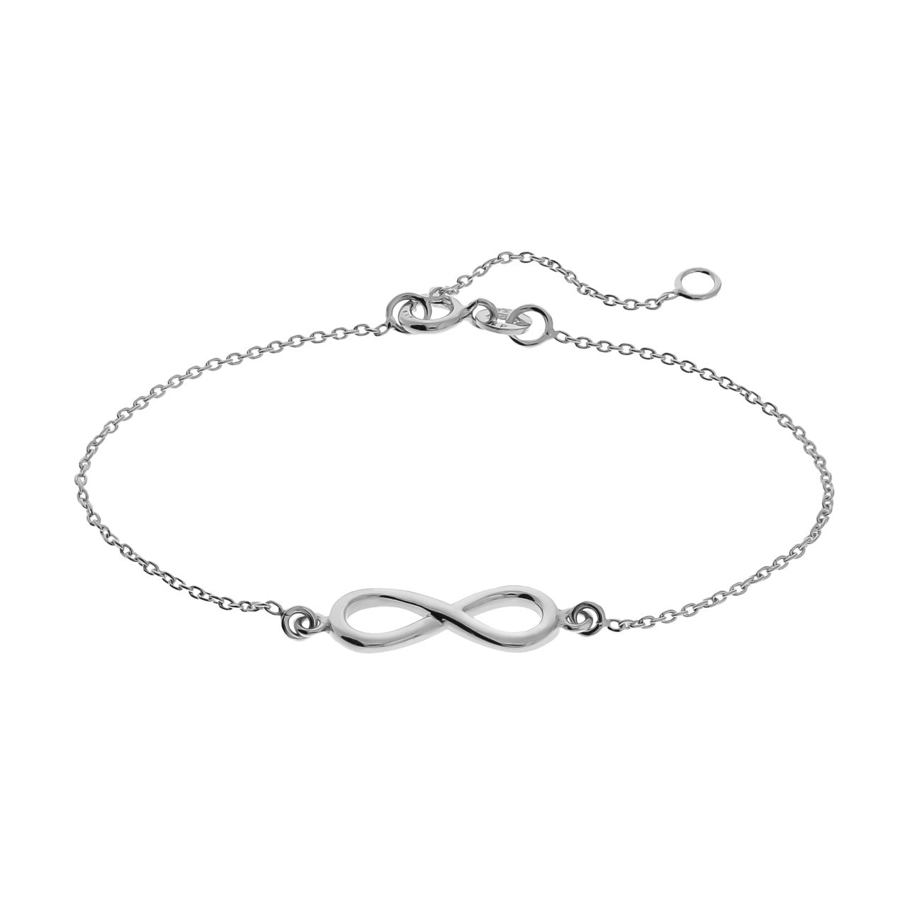 Schmuck Armband Damen 925er Sterling Silber Infinity 16+3cm günstig kaufen