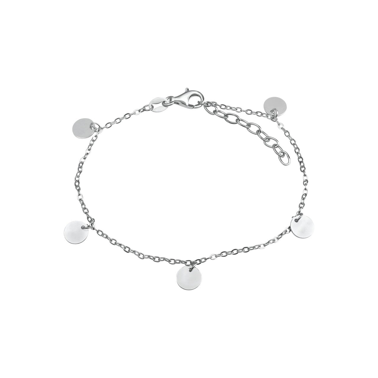 Schmuck Armband Damen 925er Sterling Silber rhodiniert 17+3cm günstig kaufen
