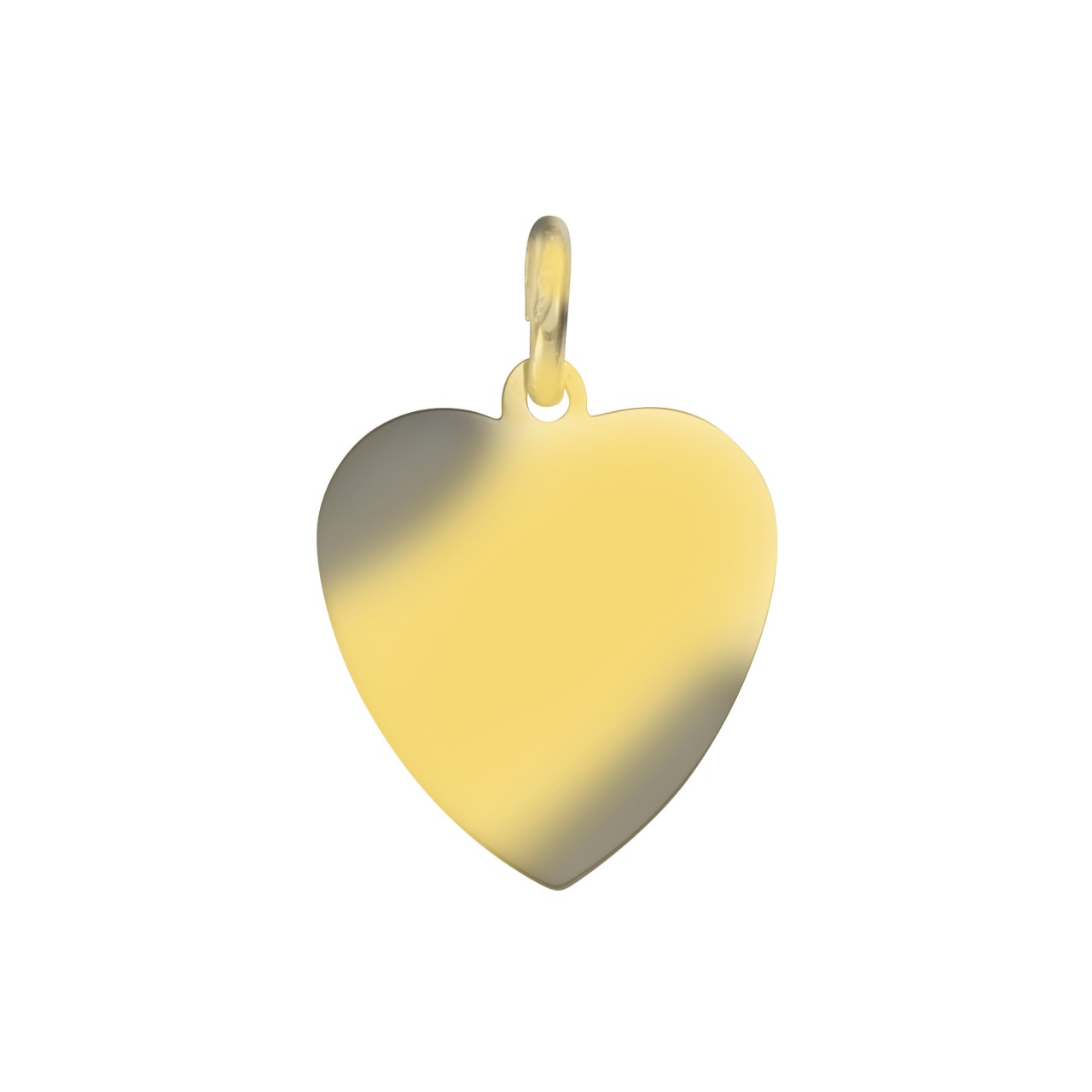 Schmuck Halsketten-Anhänger Damen 333er Gelbgold glanz/matt Goldplatte Herz 27x27 mm günstig kaufen
