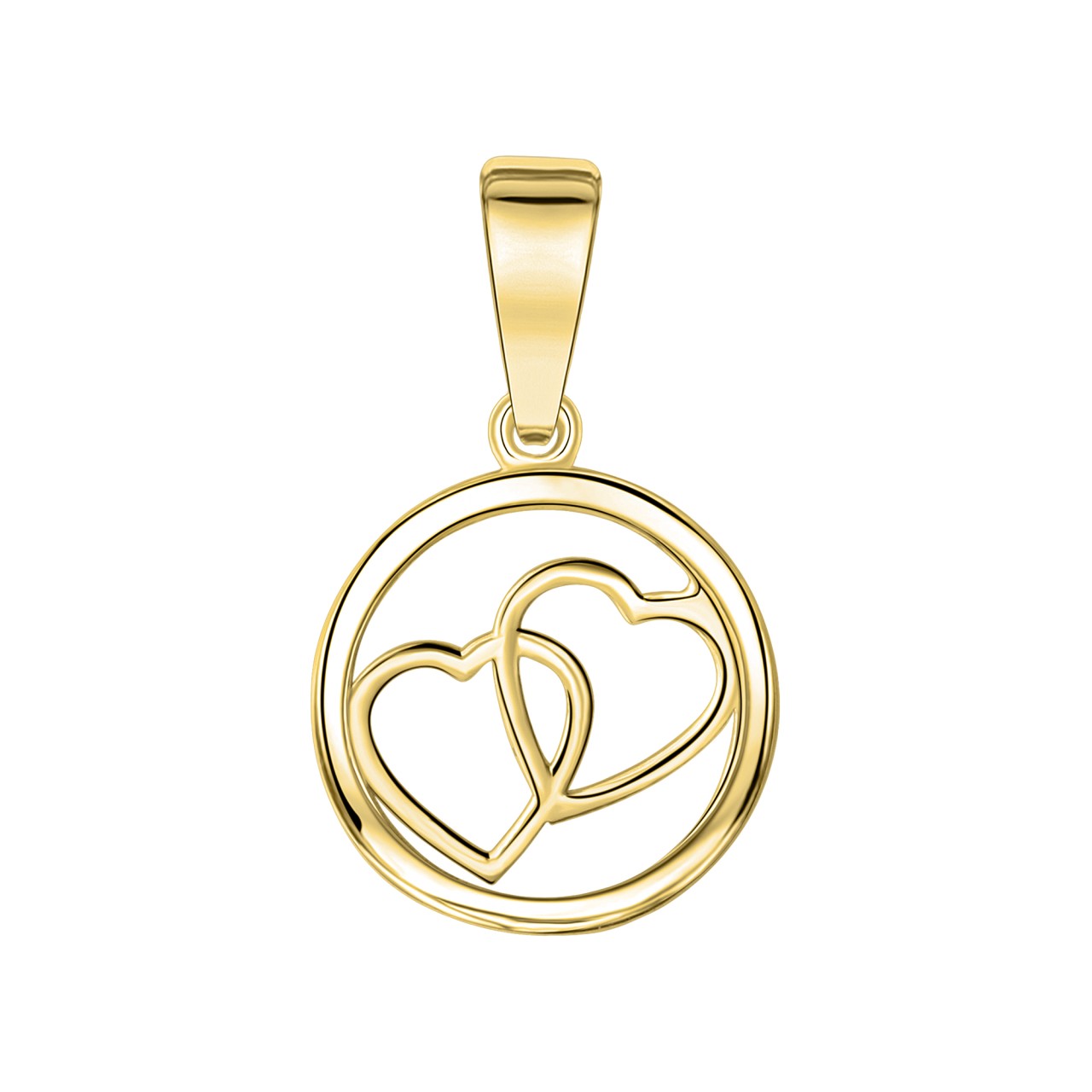 Schmuck Halsketten-Anhänger Damen 375er Gelbgold glanz Herz 1,7cm günstig kaufen