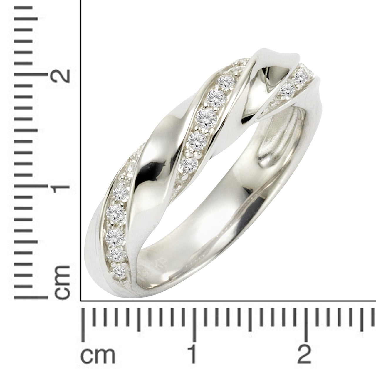 Schmuck Ring Damen Silber 925 Zirkonia weiß günstig kaufen