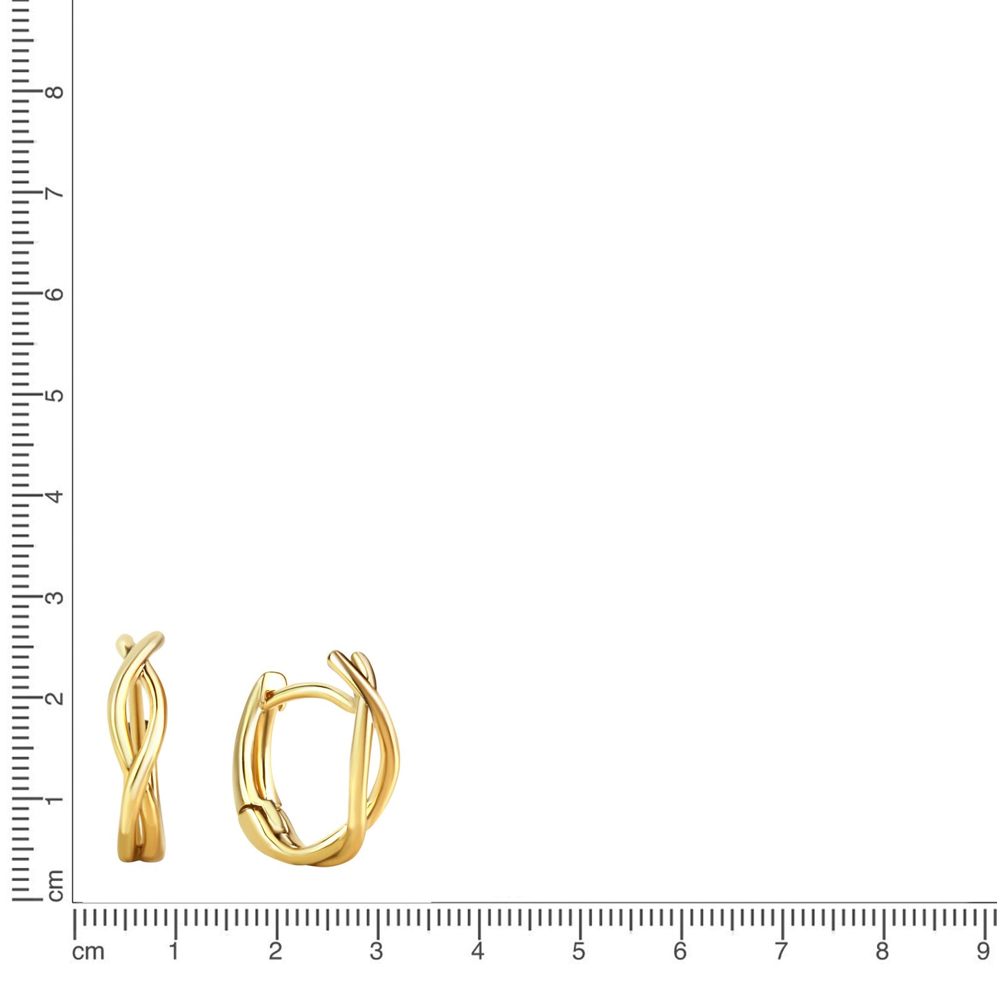 Creolen 333/- Gold 1,2cm