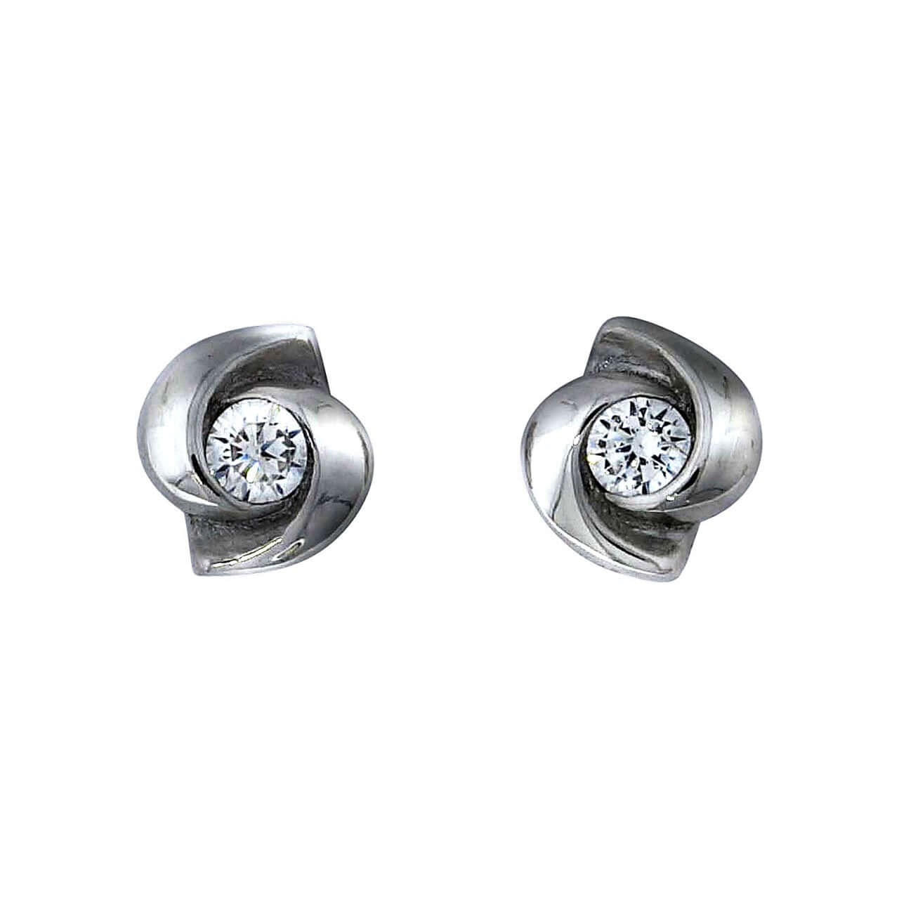 Schmuck Ohrstecker Damen 925 SilberZirkonia 0,6cm, 1 Paar günstig kaufen