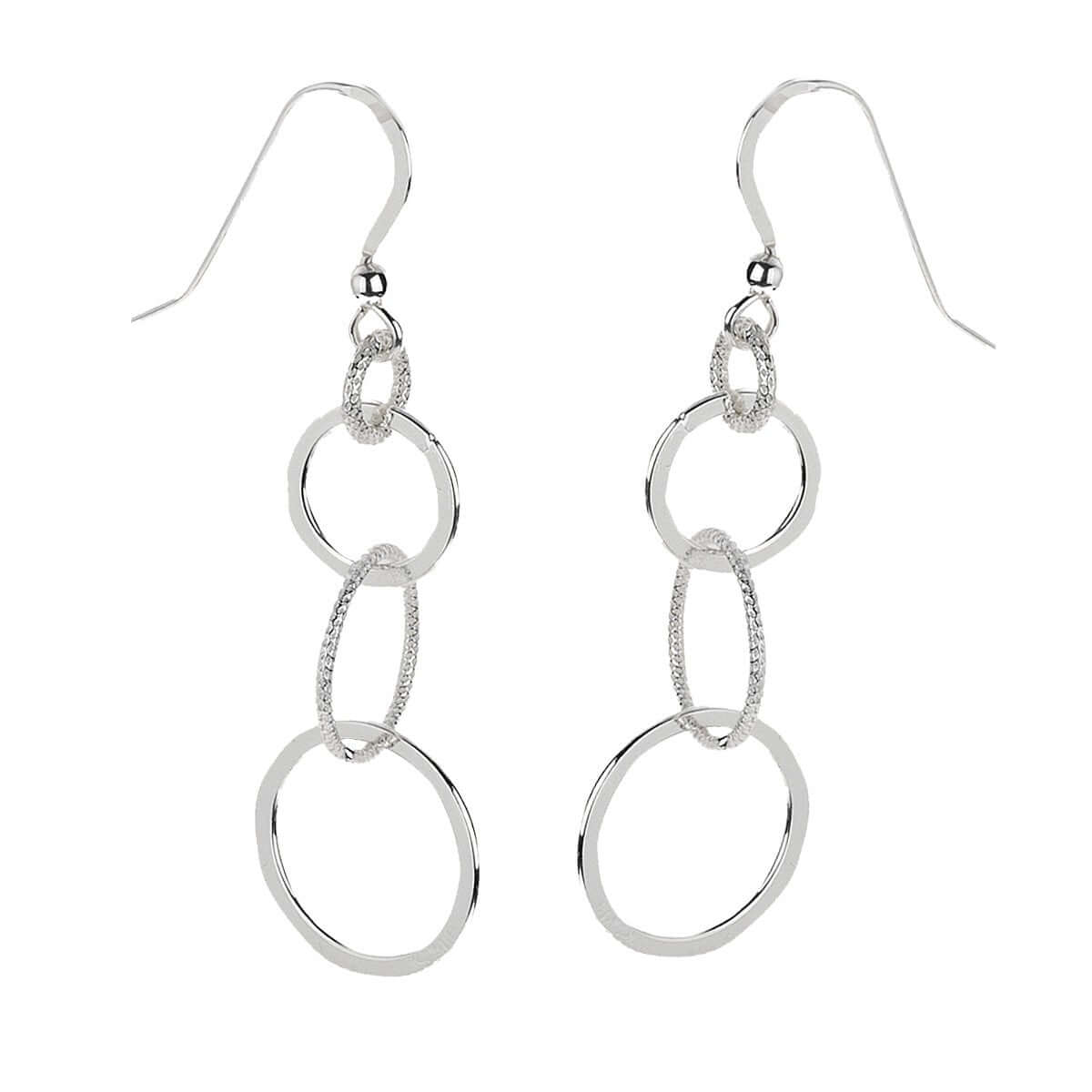 Schmuck Ohrhaken Damen 925er Silber Ringe rhodiniert 5,2cm, 1 Paar günstig kaufen