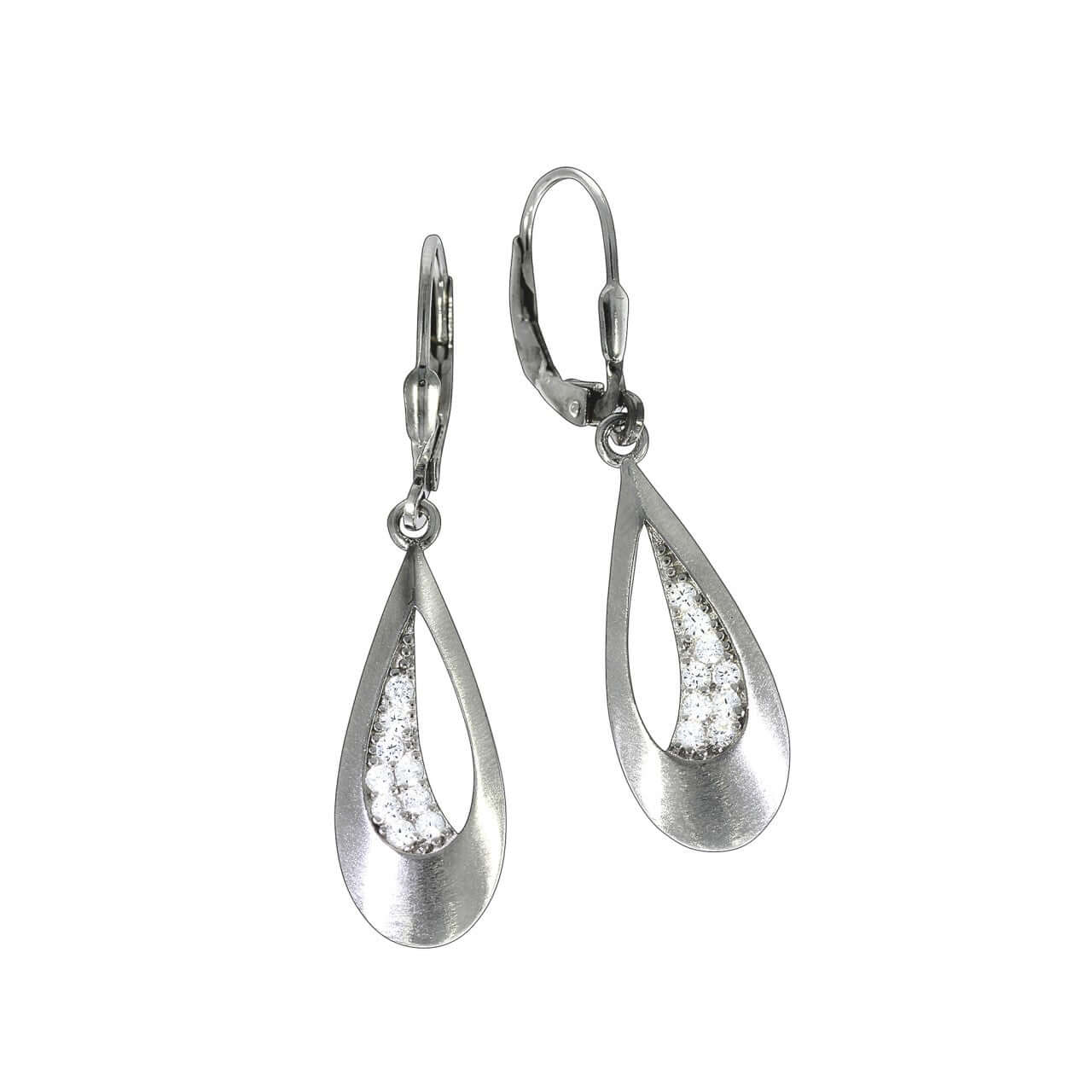 Schmuck Ohrhänger Ohrringe 925er Silber Zirkonia 3,9cm, 1 Paar günstig kaufen
