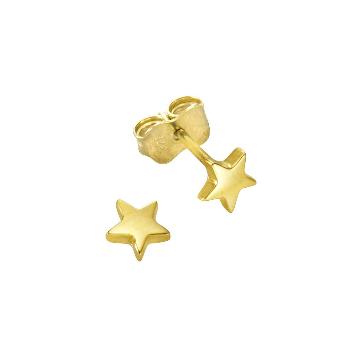 Schmuck Ohrstecker Damen 375 Gelbgold Motiv Sterne 0,5cm, 1 Paar günstig kaufen