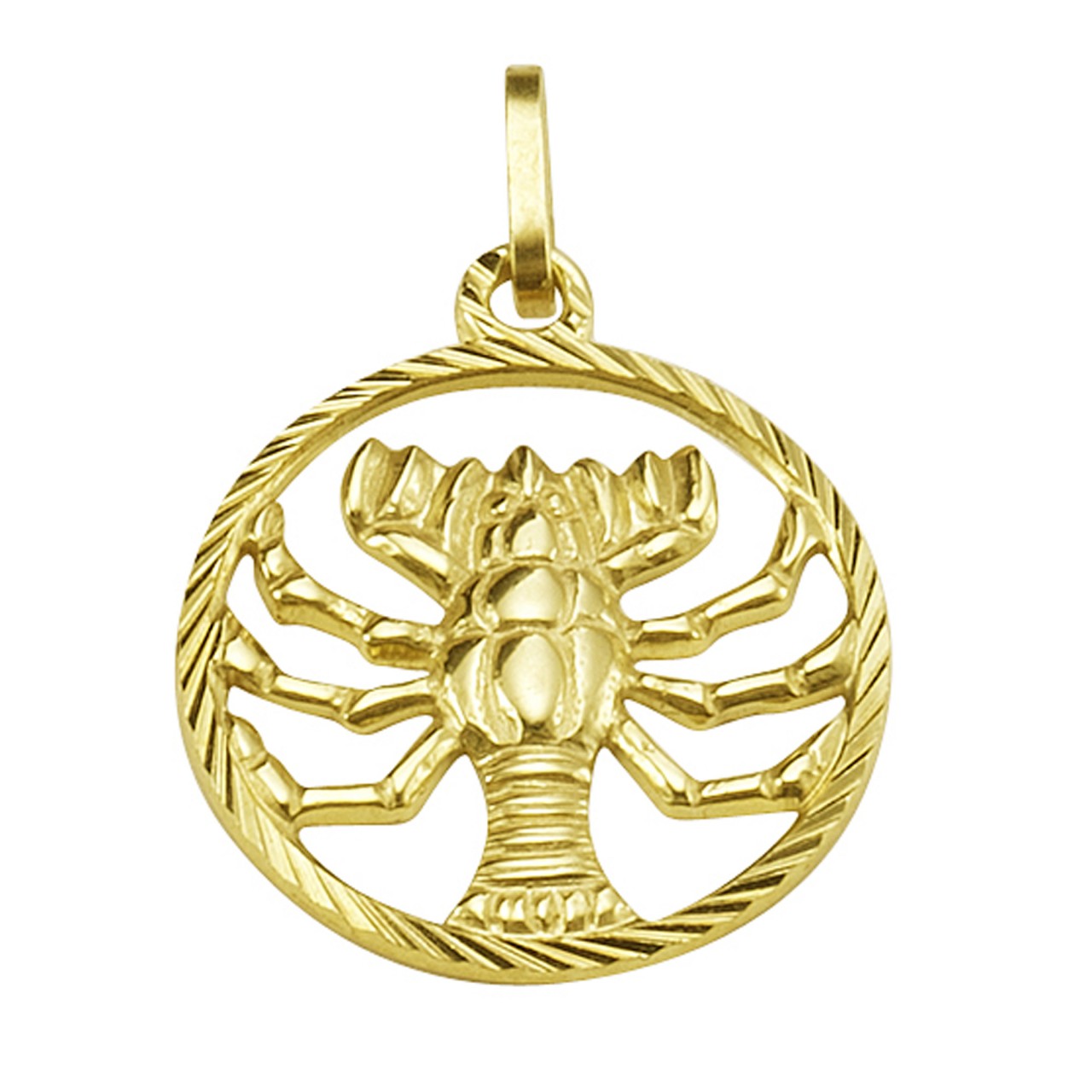 Schmuck Halsketten-Anhänger Unisex 333er Gelbgold Sternzeichen Krebs 2,1cm günstig kaufen