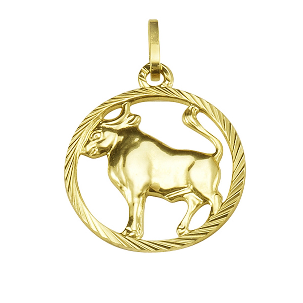 Schmuck Halsketten-Anhänger Unisex 333er Gelbgold Sternzeichen Stier 2,1cm günstig kaufen