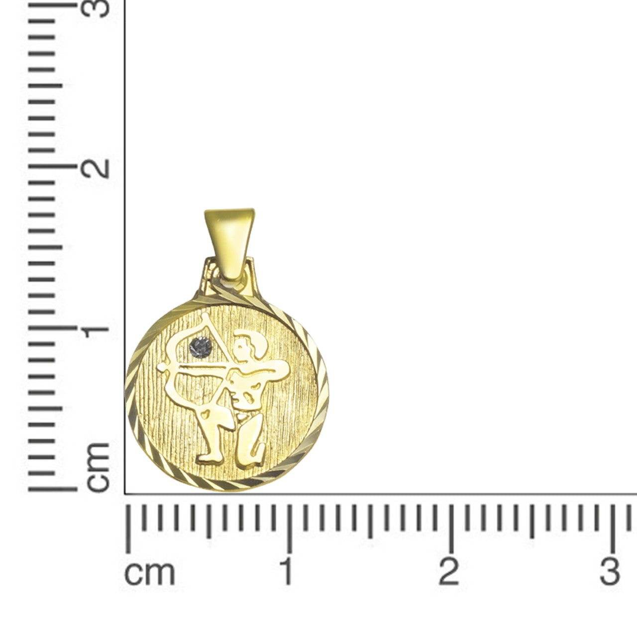 Schmuck Halsketten-Anhänger Sternzeichen Schütze Unisex 333er Gelbgold 1,7cm günstig kaufen