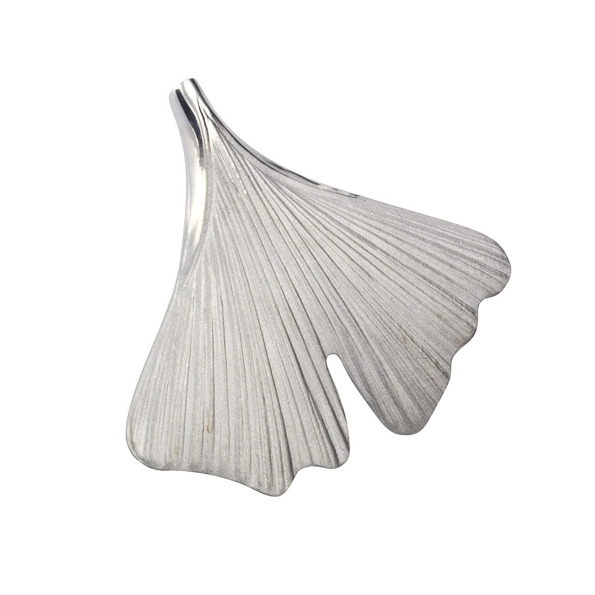 Schmuck Halsketten-Anhänger Damen 925er Sterling Silber Ginkgo 3,30cm günstig kaufen