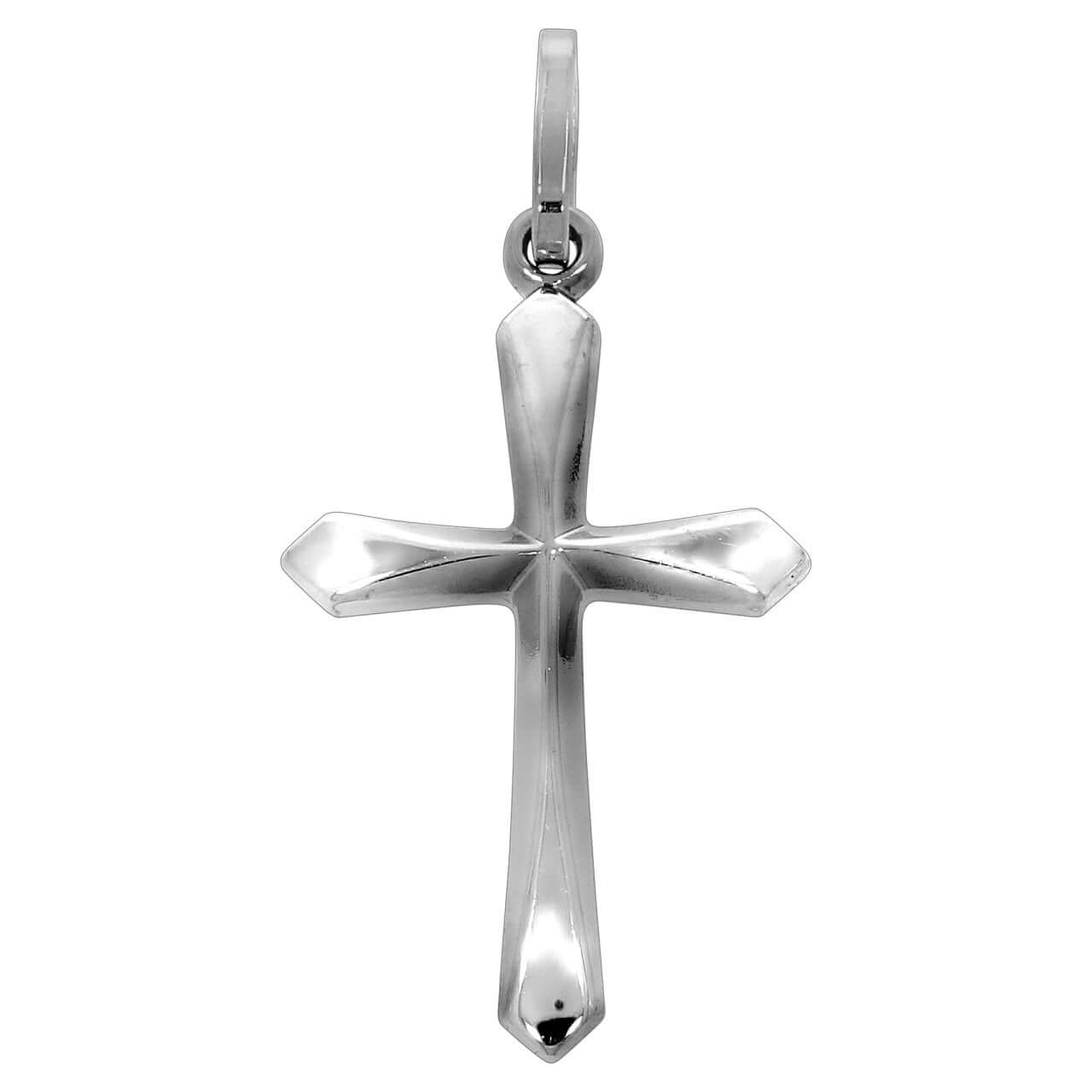 Schmuck Halsketten-Anhänger Damen 925 Silber rhodiniert Kreuz 2,7cm günstig kaufen