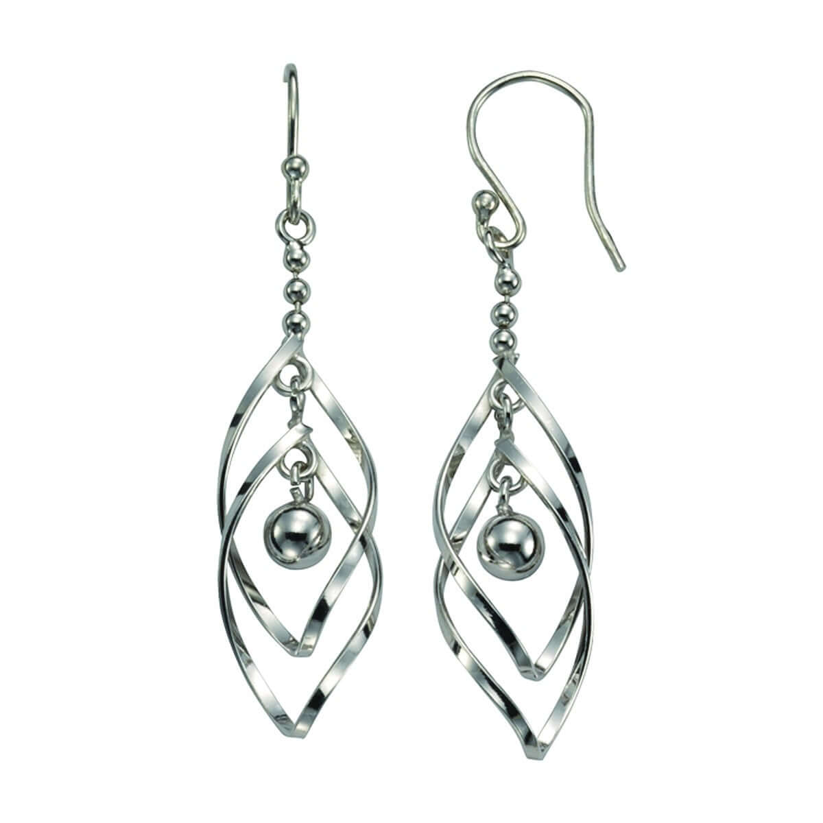 Schmuck Ohrhaken Damen 925er Silber beweglich 5,2cm, 1 Paar günstig kaufen