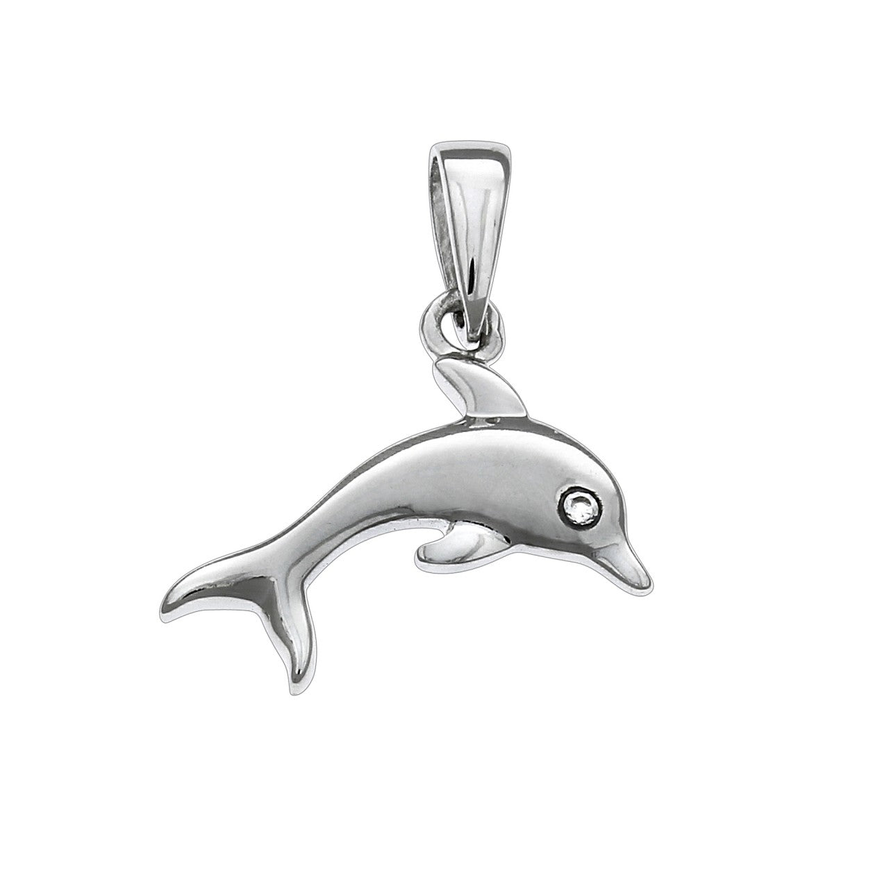 Schmuck Halsketten-Anhänger Kinder 925er Sterling Silber Delfin 1,8cm günstig kaufen