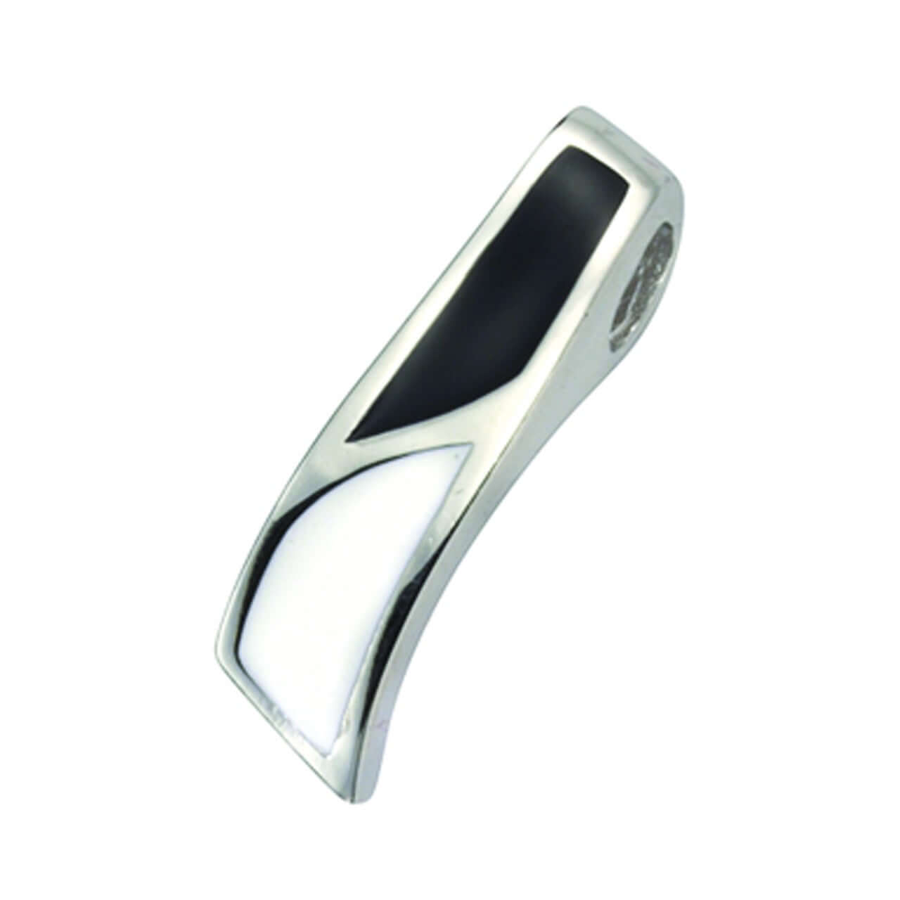 Schmuck Halsketten-Anhänger Damen 925er Sterling Silber rhodiniert Lack 2,5cm günstig kaufen