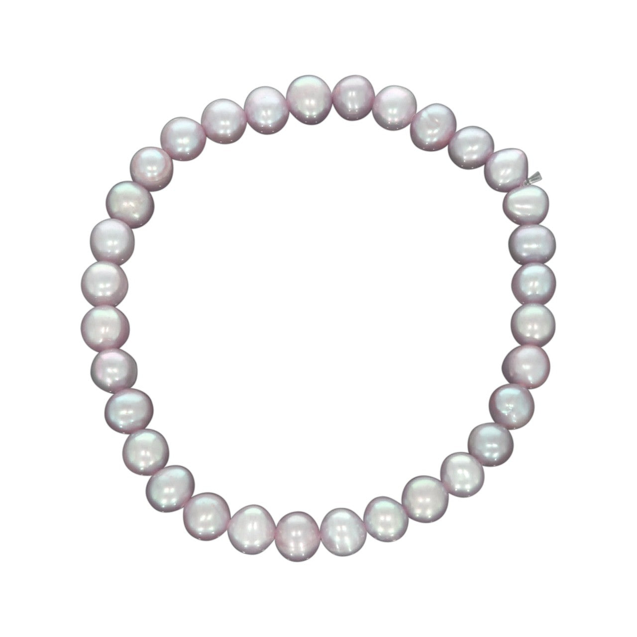 Schmuck Perlenarmband Damen Süßwasserzuchtperlen lavendel 6mm 18cm günstig kaufen