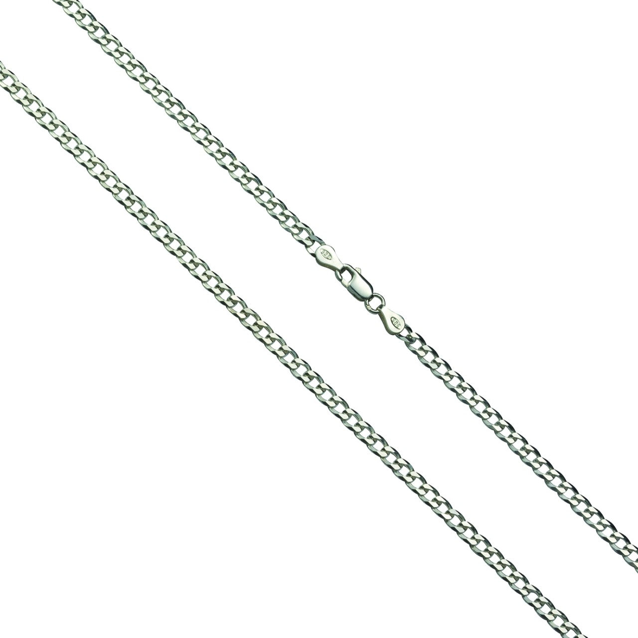 Schmuck Kette Unisex Panzerkette 925er Sterling Silber rhod. günstig kaufen