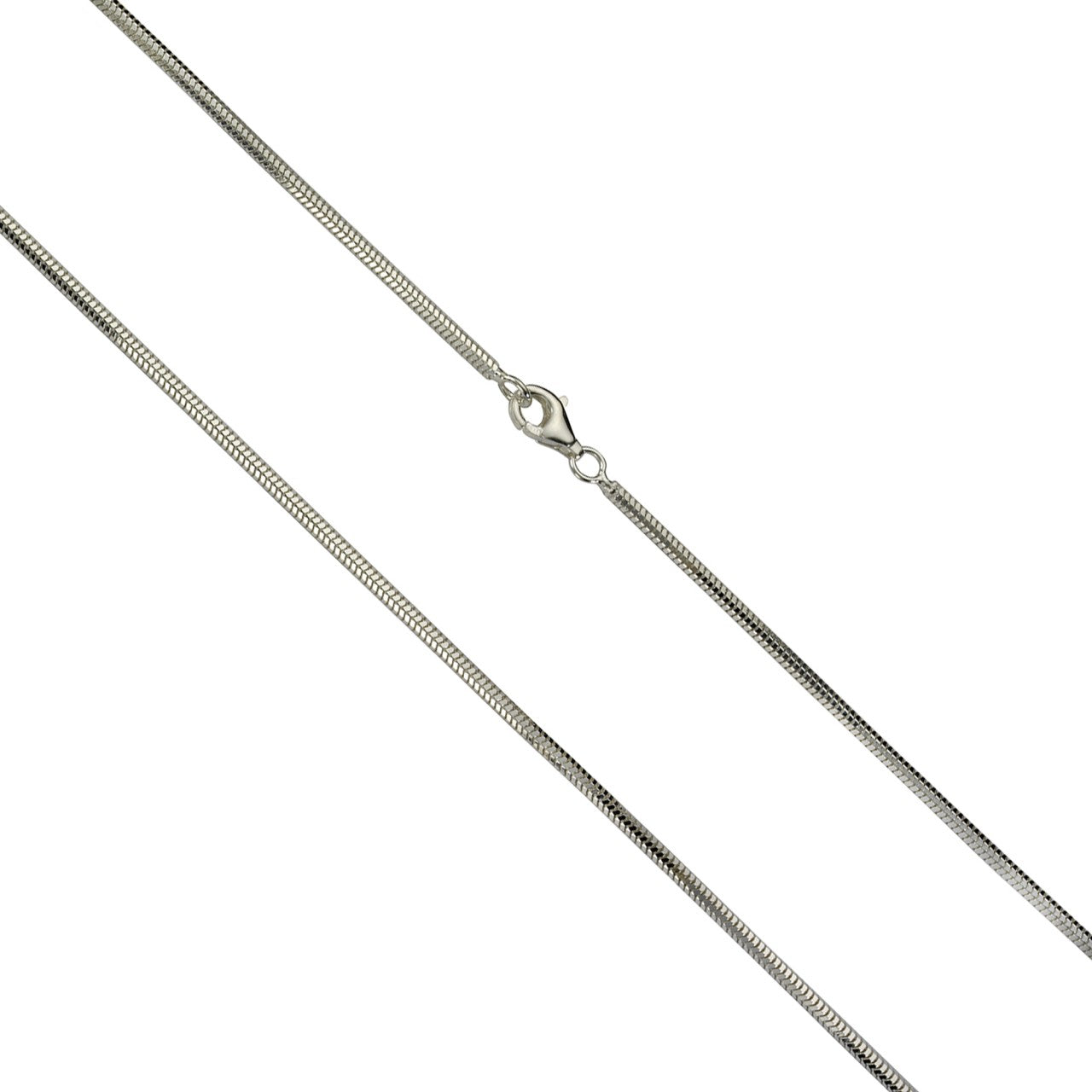 Schmuck Collier Damen 925er Silber Schlangenkette diamantiert günstig kaufen