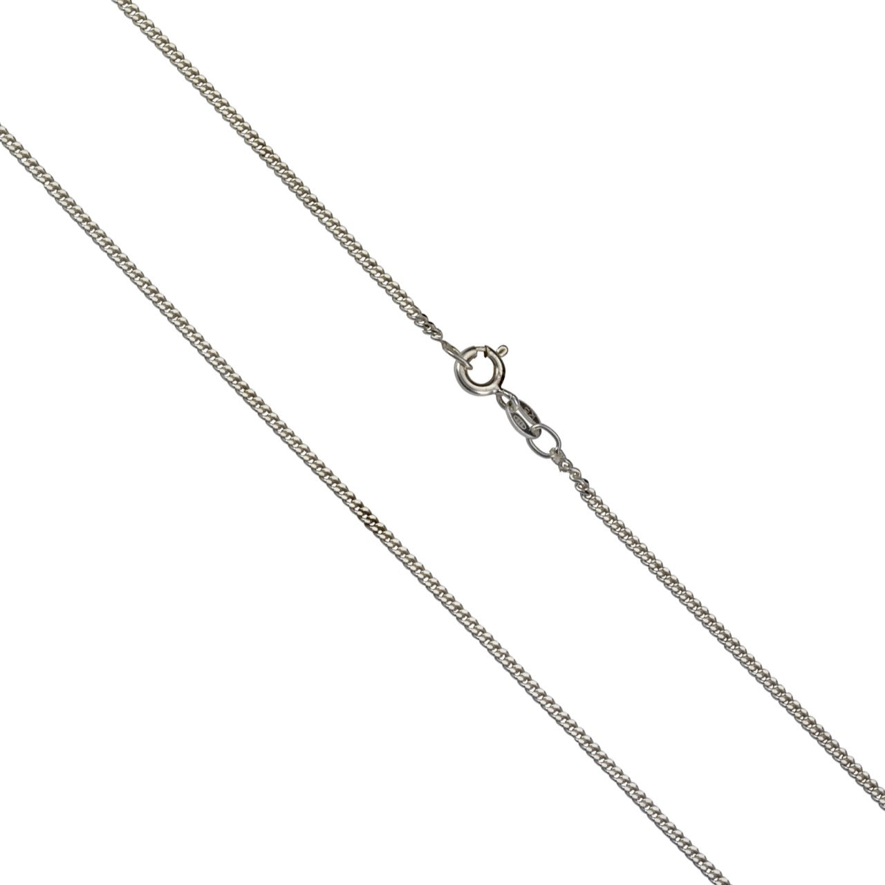 Schmuck Collier Damen 925 Silber Panzerkette diamantiert günstig kaufen