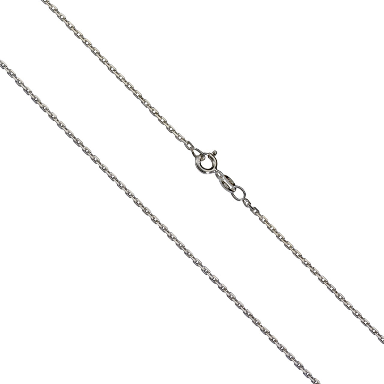 Schmuck Collier Damen 925er Sterling Silber rhod. Ankerkette günstig kaufen